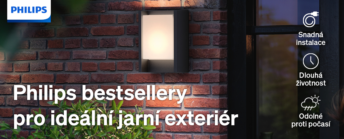 Jarné Phlilips Outdoor bestsellery se slevou -35% na Feim.cz