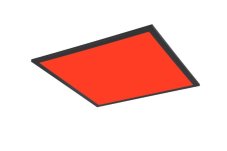 TRIO Reality R67664532 BETA stropné svietidlo SMD LED 440x440mm 18W/2000lm 2700-6500K čierna matná, Dynamic Light, stmievateľné, diaľkový ovládač