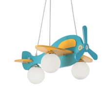 Závesné svietidlo Ideal lux 136325 AVION-1 SP3 3xE14 40W žltá/modrá