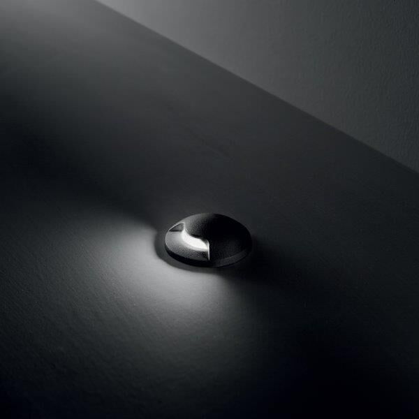 Ideal Lux 269504 WAY vonkajšie zápustné svietidlo do zeme 1xG9 D50mm IP67 čierna 3000K