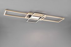 TRIO 620010408 IRVINE stropní svítidlo SMD LED 60W/7100lm 3000-6500K matná mosaz, stmívatelné, dálkový ovladač