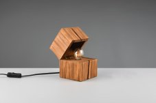 TRIO 514110130 TREASURE stolní lampička V160mm 1xE14 dřevo