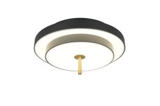 TRIO 640210180 KEATON stropné svietidlo D400mm SMD LED 34,5W/4000lm 2300+3000+4000K čierna, zlatá, switchdimmer