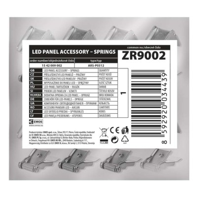 EMOS ZR9002 pružiny pre LED panel 6 120×30cm