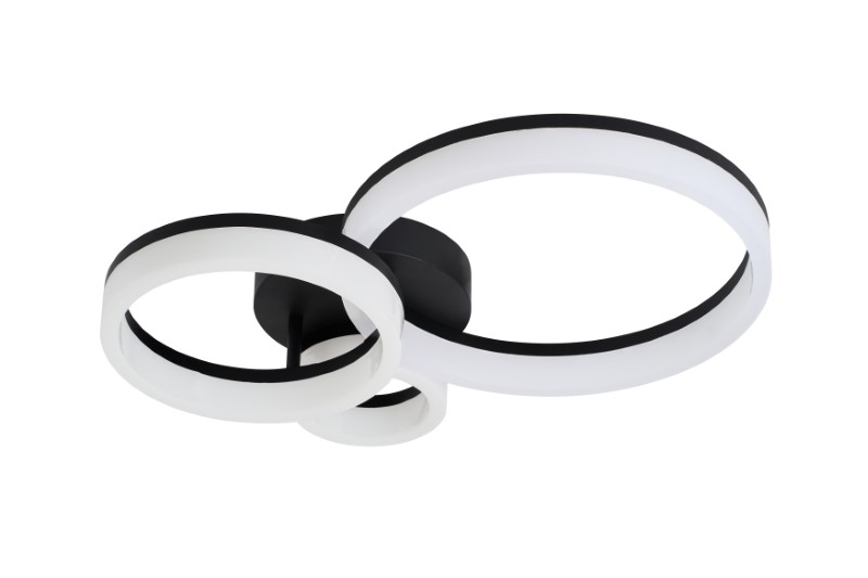 RABALUX 71385 Amilia stropní svítidlo LED 24W/2070lm 3000+4000+6500K černá, bílá