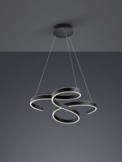 TRIO 371310142 Francis LED závesné stropné svietidlo 52W/6500lm 3000K antracit, switchdimmer