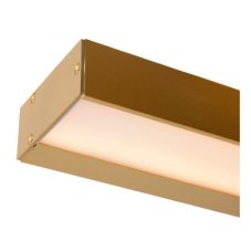 LUCIDE 04210/13/02 ALEXA nástěnné svítidlo nad zrcadlo š900mm LED 13W/1400lm 3000K IP44 mosazná, opálová