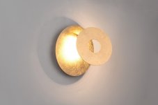 TRIO 240310179 LEANO nástěnné svítidlo SMD LED 6W/560lm 3000K zlatá, bílá