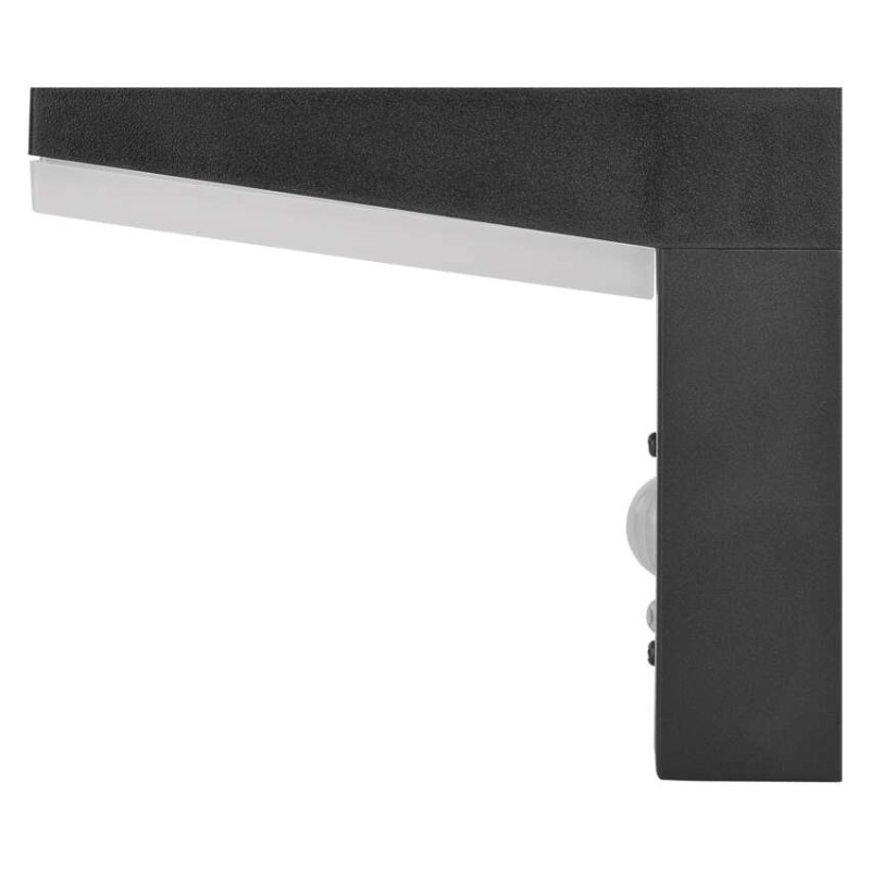 EMOS ZGK044S VEREA solární venkovní nástěnné svítidlo LED 154 × 107 × 130 4,4W 460lm 3000K IP44 se senzorem černá