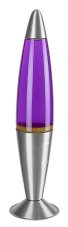 RABALUX 76106 Lollipop3 lávová lampa D75mm LED 25W/29lm 3000K stříbrná, fialová