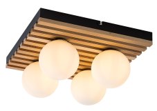 Stropné svietidlo 4x G9 drevo IP20 Rabalux NOXELLE 71462