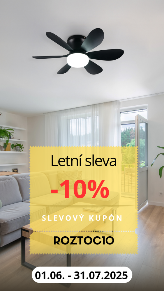 Letní sleva na ventilátory se slevovým kupónem ROZTOC10