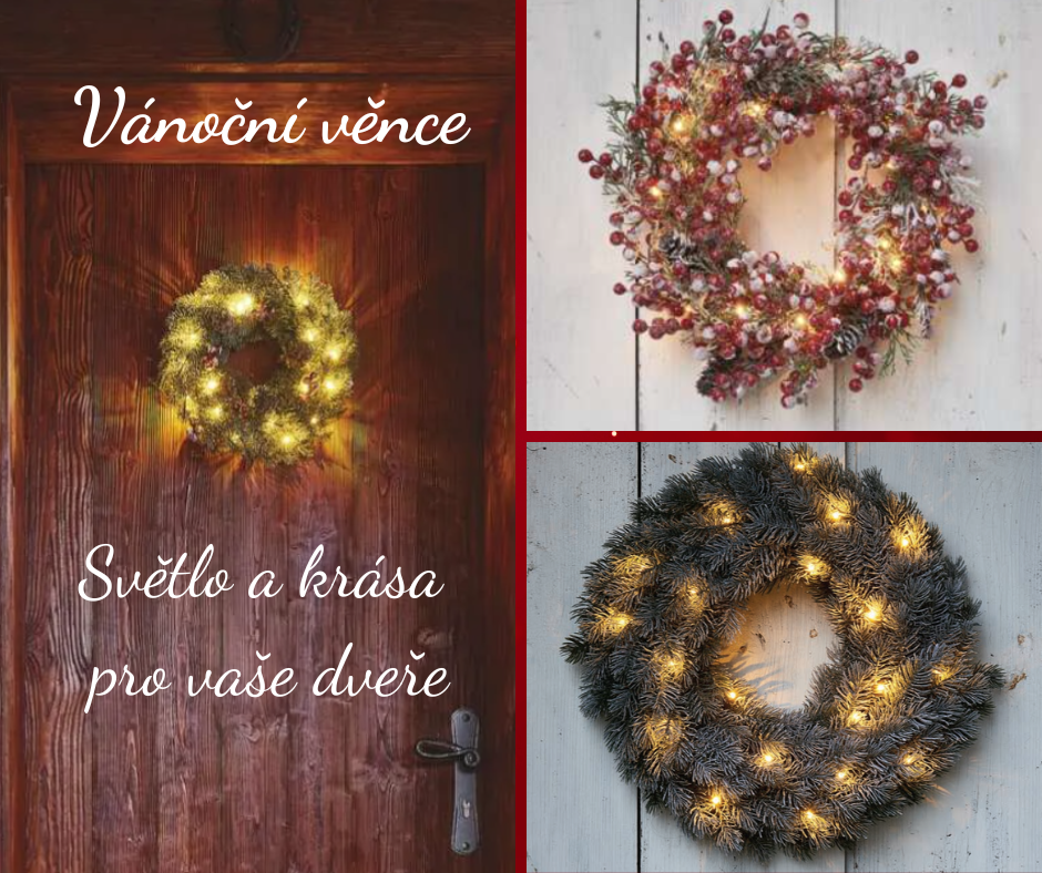 Světlo a krása pro vaše dveře: Objevte vánoční věnce z FEIM.sk