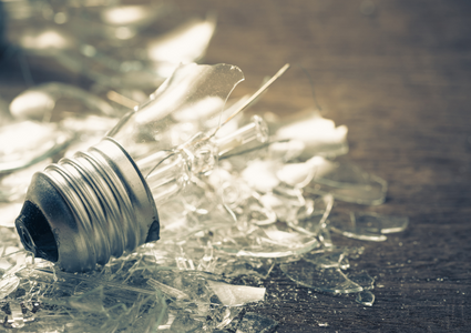 Kam vyhodit žárovku