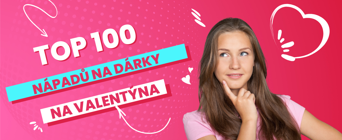 100 tipu na dárky od Valentýna