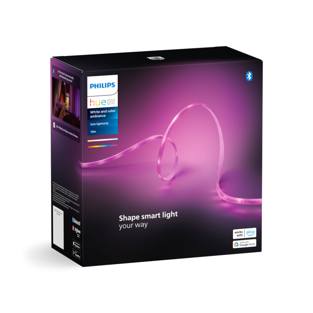 Philips Hue LED pásik Lightstrip Solo 10 m RGB inteligentné osvetlenie interiéru