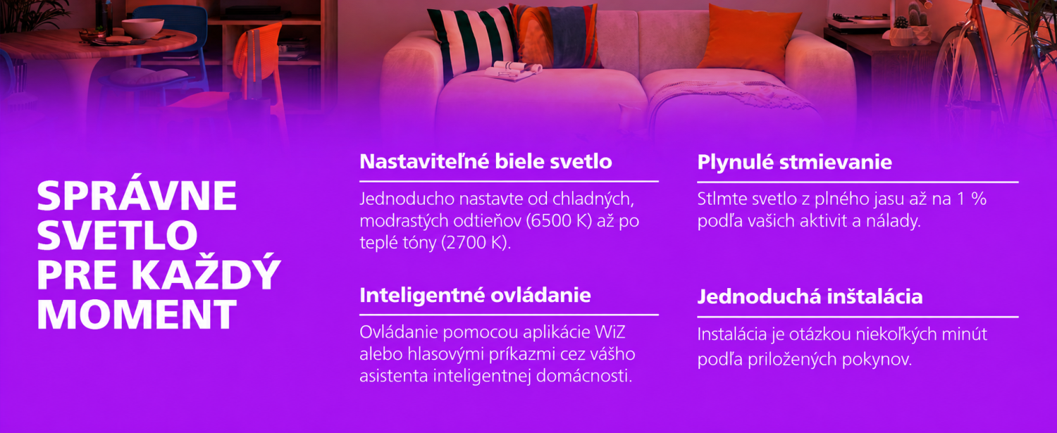 Philips Smart LED správne svetlo pre každý moment