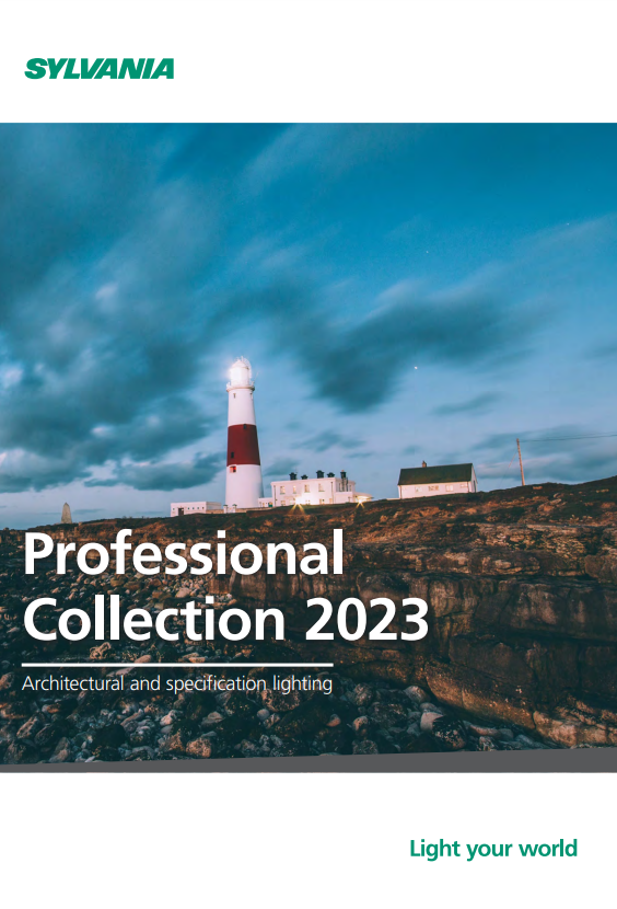 Titulná strana SYLVANIA Professional katalógu 2023