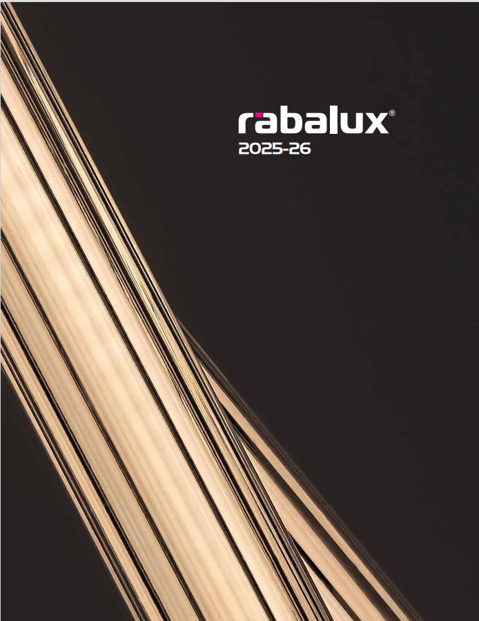 Titulná strana Katalógu Rabalux indoor 2025-2026