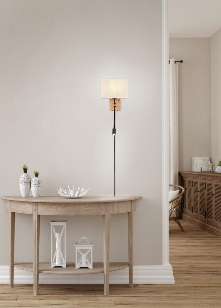 FLEXconnect TRIO 212870236 NILAM nástenné svietidlo s vypínačom