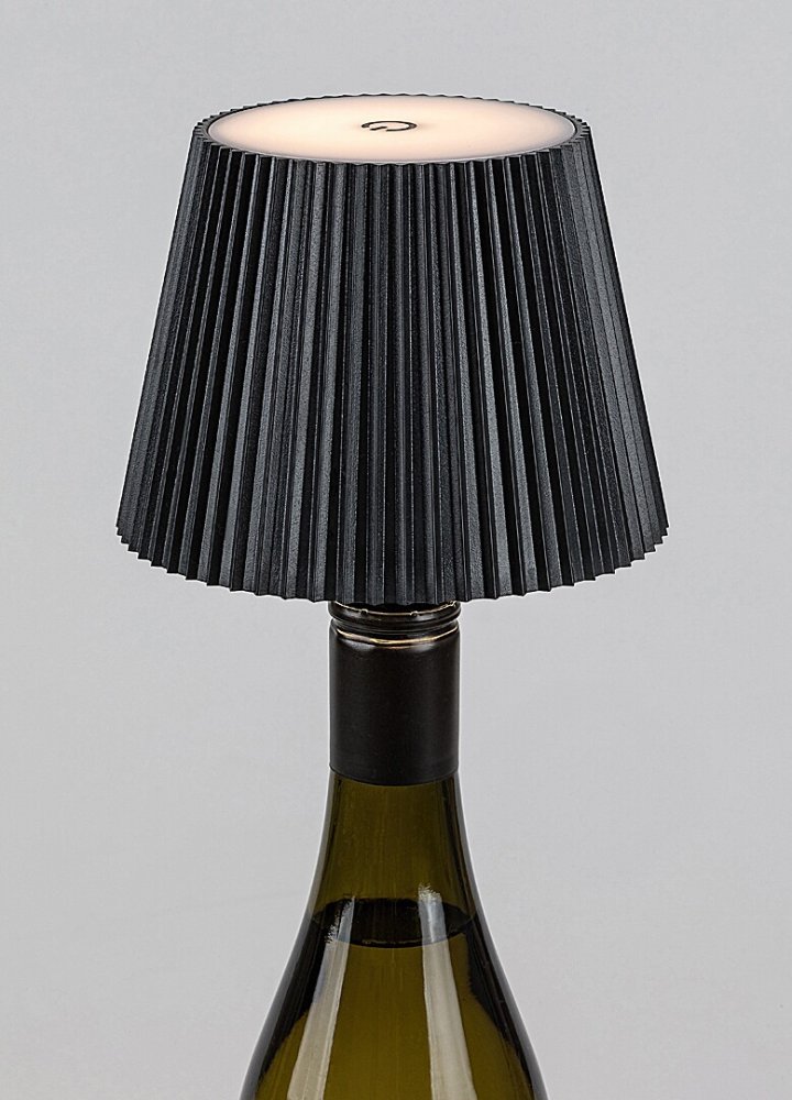 Dekoratívna fľašová lampa Rabalux Burdur, moderné osvetlenie terasy a darček pre milovníka vína detail