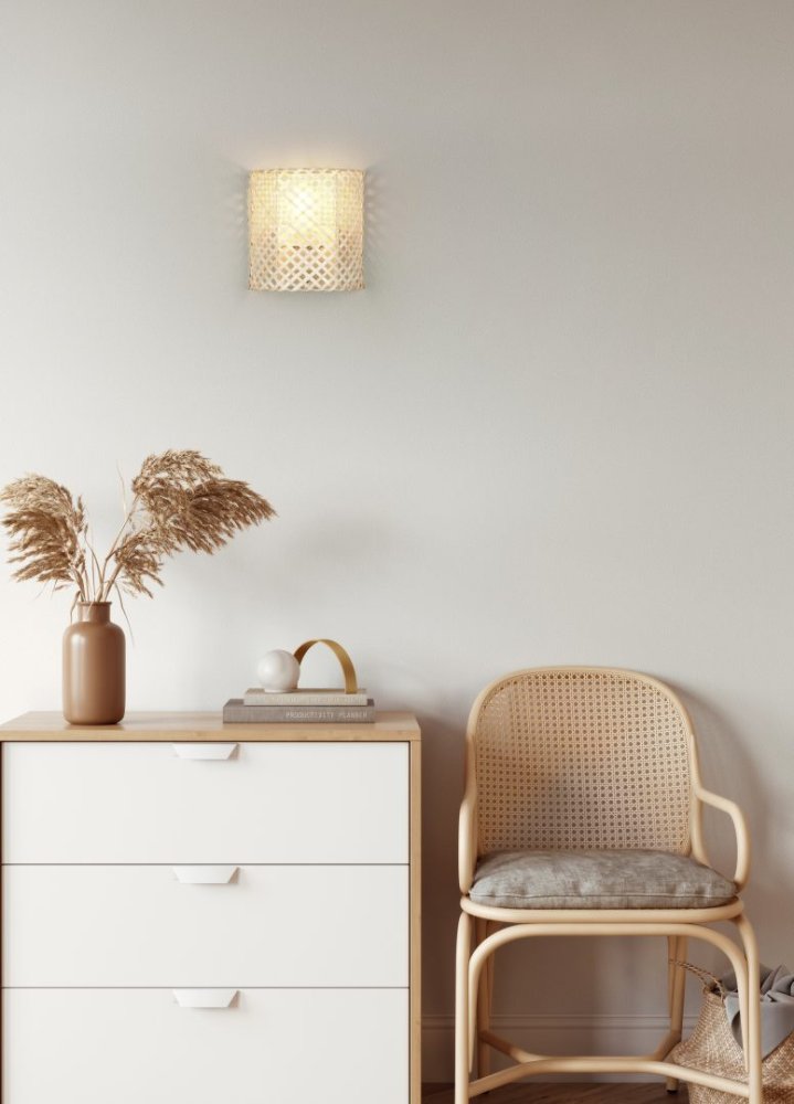 TRIO Reality R20101026 BINA nástenné svietidlo s vypínačom 1xE27 plavá