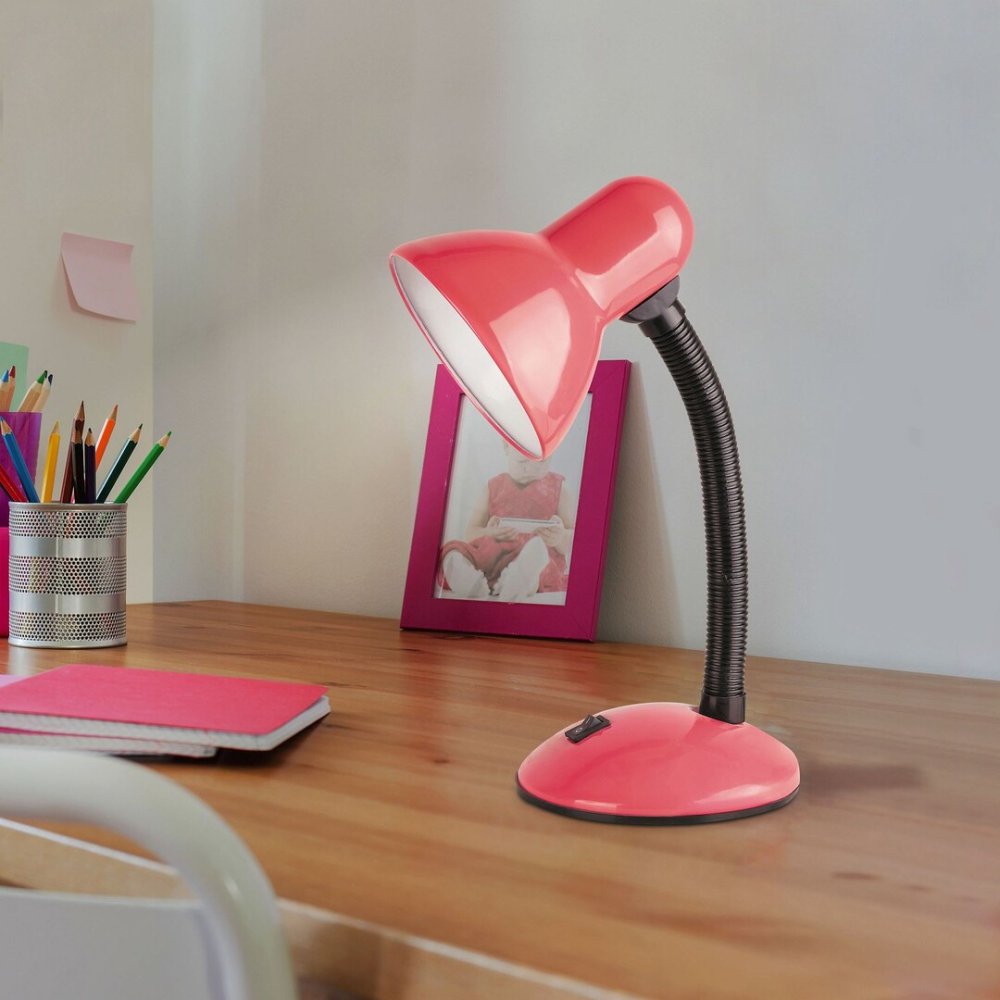 Farebná červená lampička Dylan značky Rabalux, nádherná detská lampa pre najmenších