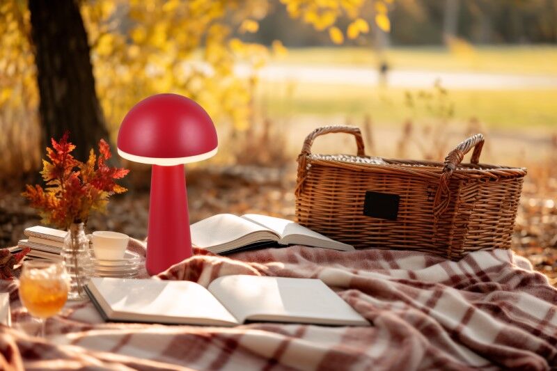 TRIO Reality R57716110 FUNGO vonkajšia stolná lampa