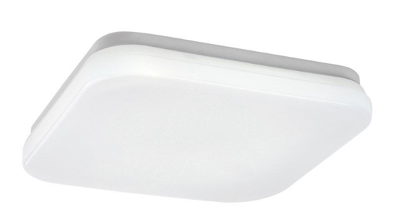 RABALUX 77134 Lowar vonkajšie stropné svietidlo 240x240mm LED 12W/750lm 3000+4000+6000K IP44 biela