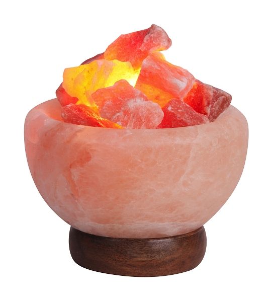 Dekorativní solná lampa vhodná do obývacího pokoje