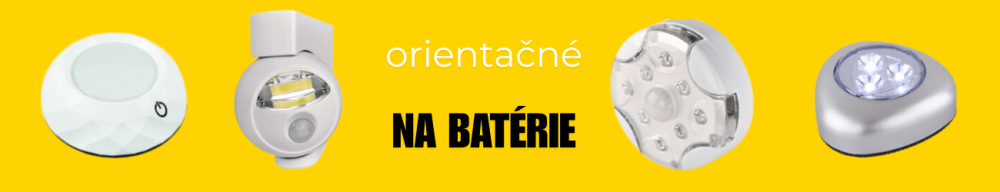 Batériové orientačné LED svietidlá – flexibilné nočné osvetlenie