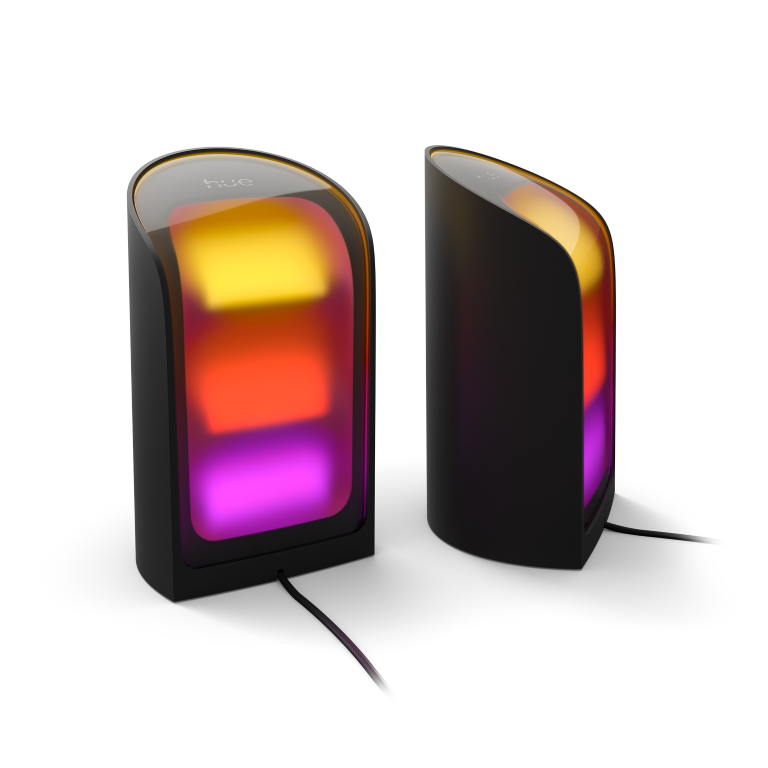 Philips Hue White and color Gradient Play Wall Washer stolové svietidlo čierne
