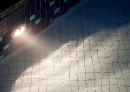 Osvětlení uvnitř bazénu