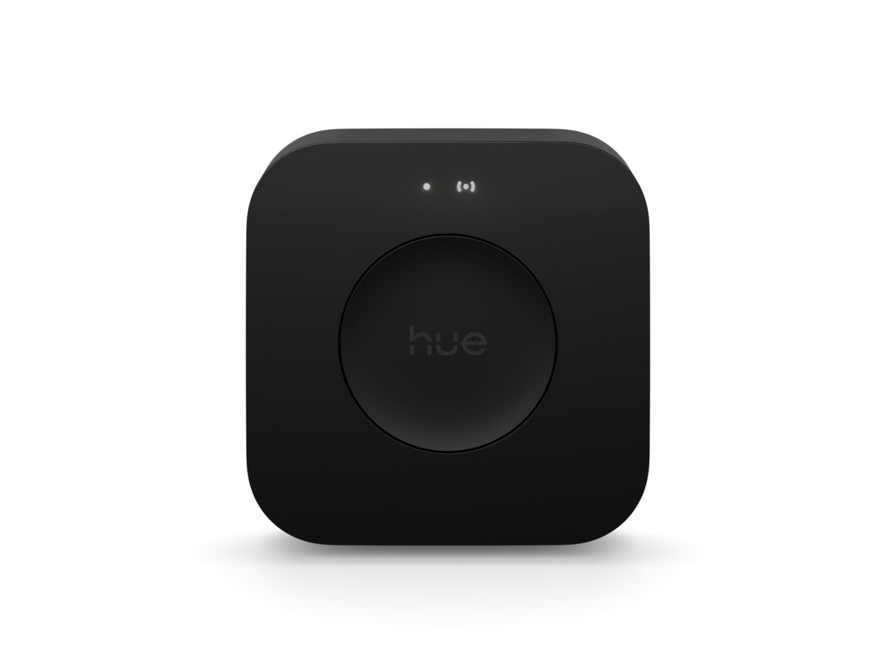 Philips Hue Bridge Pro – čelný pohľad s LED indikátormi