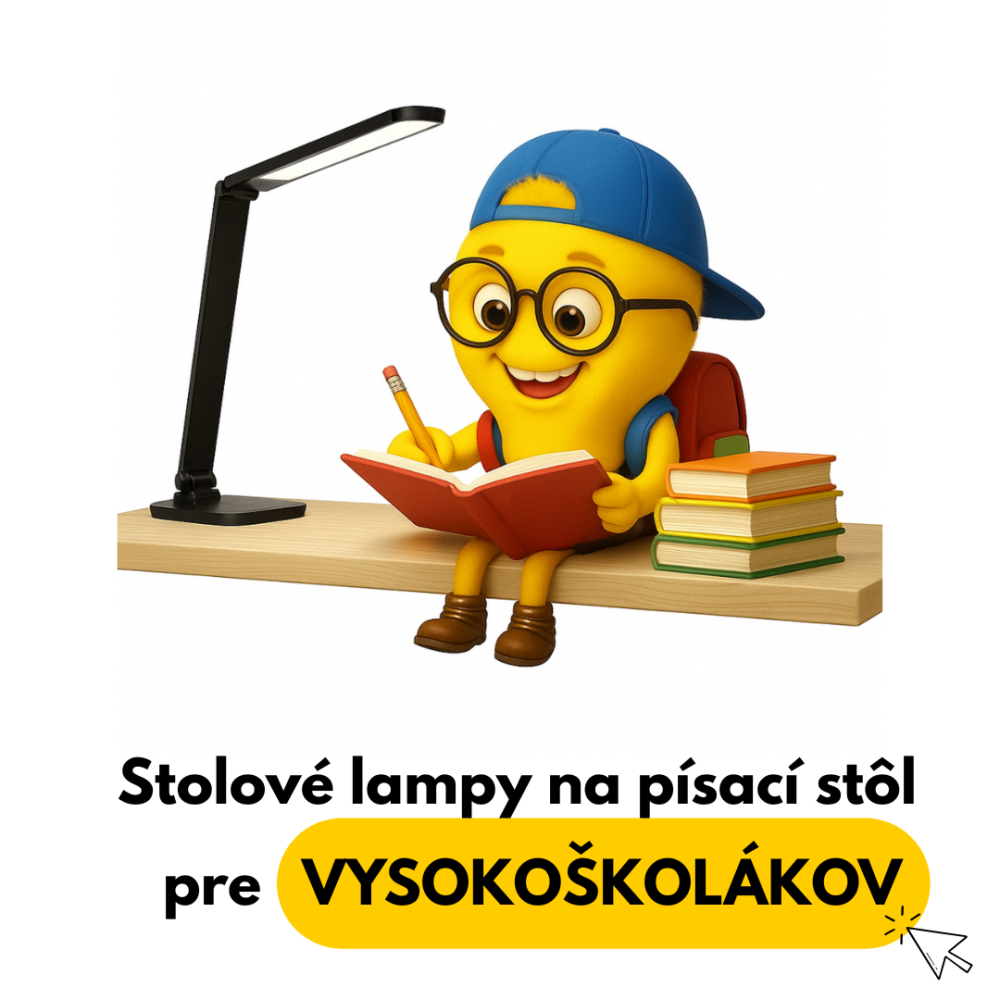 Stolové svietidlá pre vysokoškolákov a svietidlá do kancelárie. Odborné poradenstvo a najlepšie ceny na Feim.sk 