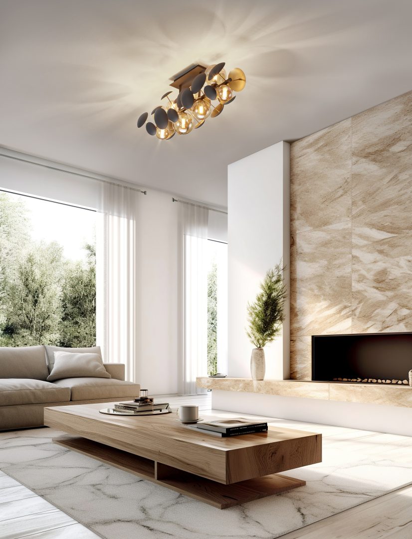 Stropní svítidlo Rodinka BUBBLE – efektní kovové osvětlení s bublinkovým designem pro elegantní moderní interiér